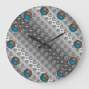 Grande Horloge Ronde Cancer & Lapin de Terre