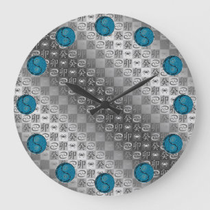 Grande Horloge Ronde Cancer & Lapin d'Eau