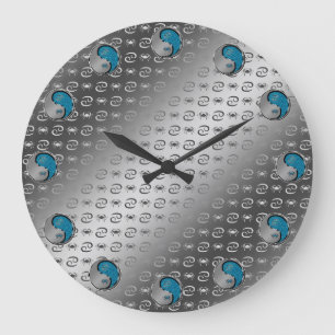 Grande Horloge Ronde Cancer le Crabe