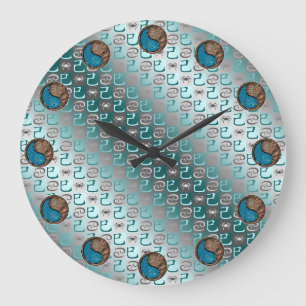 Grande Horloge Ronde Cancer & Serpent de Terre