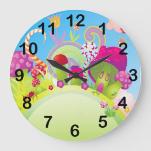 Grande Horloge Ronde Candyland Clock