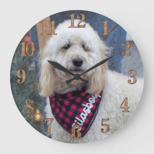 Grande Horloge Ronde Caniche