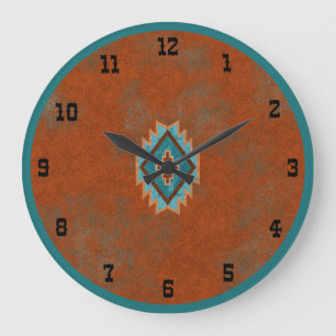Grande Horloge Ronde Canyons du Sud-Ouest Mesa Géométrique Vieil Ouest