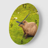 Grande Horloge Ronde Capybara (Angle)