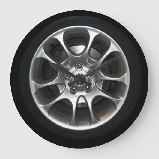 Grande Horloge Ronde Car Wheel hubcap clock (Recto)