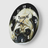 Grande Horloge Ronde Carlin adorable (Angle)