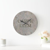 Grande Horloge Ronde Carpe Diem Stone wall clock (Maison)