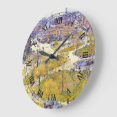 Grande Horloge Ronde Carré syndical au printemps par Frederick Childe H (Angle)