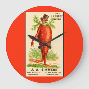 Grande Horloge Ronde carrot man Victorian