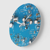 Grande Horloge Ronde Carte de circuit électronique (Angle)