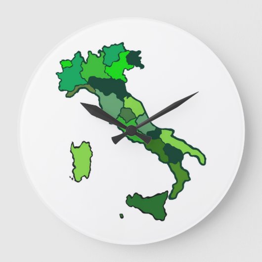 Grande Horloge Ronde Carte de l'horloge italienne (Recto)