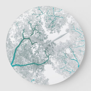 Grande Horloge Ronde Carte des arbres 3