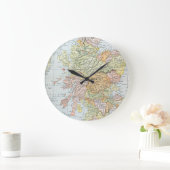 GRANDE HORLOGE RONDE CARTE : ÉCOSSE (Maison)