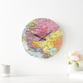 GRANDE HORLOGE RONDE CARTE : EXPANSION DE LA RUSSIE (Maison)