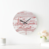 Grande Horloge Ronde CARTE : MANHATTAN, c1935 (Maison)