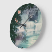 Grande Horloge Ronde Cascade Imaginaire (Angle)