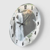 Grande Horloge Ronde Cascade Paterson NJ (Angle)