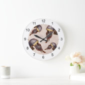 Grande Horloge Ronde Casque militaire romain antique (Maison)