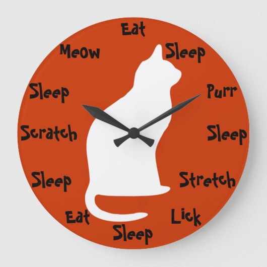 Grande Horloge Ronde Cat Time (Recto)