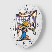 Grande Horloge Ronde Catcheurs (Angle)