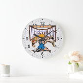 Grande Horloge Ronde Catcheurs (Maison)