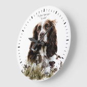 Grande Horloge Ronde Cavalier espagnol (Angle)
