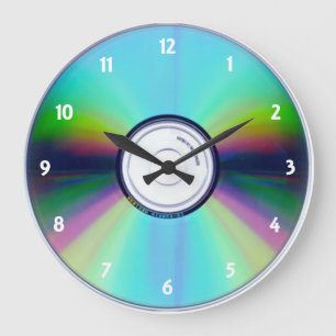Grande Horloge Ronde CD Wall