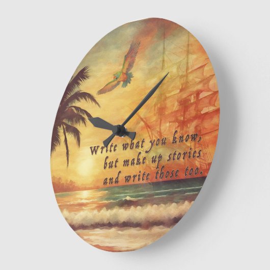 Grande Horloge Ronde Ce que vous savez - (Angle)