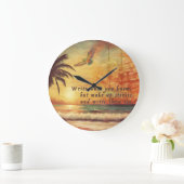 Grande Horloge Ronde Ce que vous savez - (Maison)