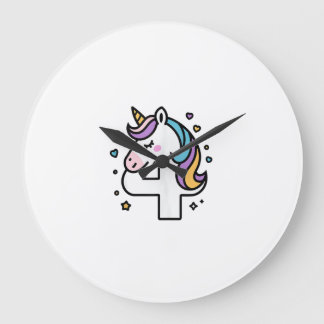 Grande Horloge Ronde Celebrate Happy 4 Years Old Birthday Party For Gir