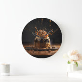 Grande Horloge Ronde Célébrer le chocolat (Maison)