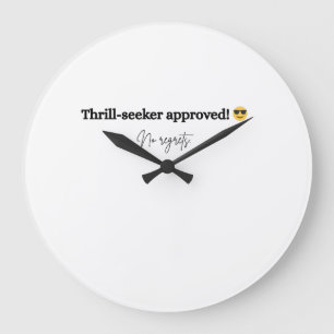 Grande Horloge Ronde Célébrez la Journée de l'Odeur avec un style sans 