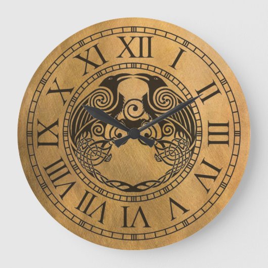 Grande Horloge Ronde Celtic crow (Recto)