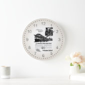 Grande Horloge Ronde Centenaire ferroviaire de Lackawanna 1951 (Maison)