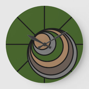 Grande Horloge Ronde Cercle