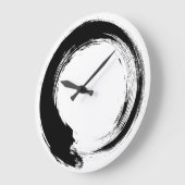 Grande Horloge Ronde Cercle Zen Enso (Angle)