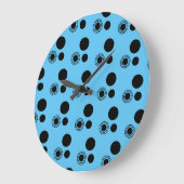 Grande Horloge Ronde Cercles de coupe (Angle)