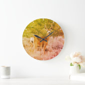 Grande Horloge Ronde Cerf (Maison)