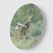Grande Horloge Ronde Cerf (Angle)