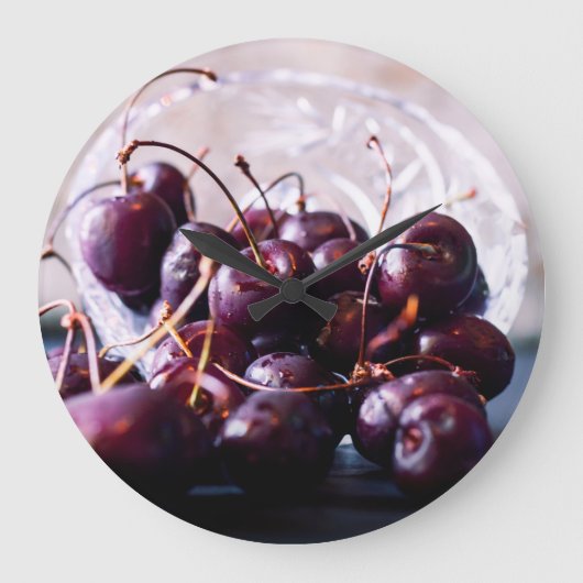 Grande Horloge Ronde Cerises (Recto)