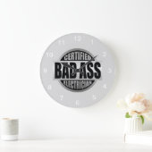 Grande Horloge Ronde Certified Electrician Wall Clock (Maison)