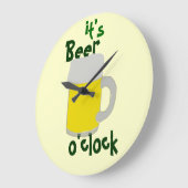 Grande Horloge Ronde C'est Beer O'clock (Angle)