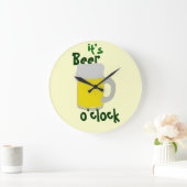 Grande Horloge Ronde C'est Beer O'clock (Maison)