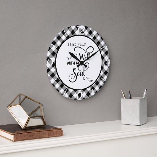 Grande Horloge Ronde C'est bien (Bureau)