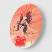 Grande Horloge Ronde C'est la danse du soir ! (Angle)