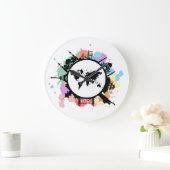 Grande Horloge Ronde C'est le temps de déplacement (Maison)