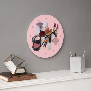 Grande Horloge Ronde C'est l'heure de se maquiller quelque part