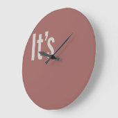 Grande Horloge Ronde C'est l'horloge (Angle)