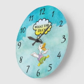 Grande Horloge Ronde C'est quoi, le Duck ? Wall Clock (Angle)