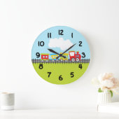 Grande Horloge Ronde Chaîne Choo Choo (Maison)